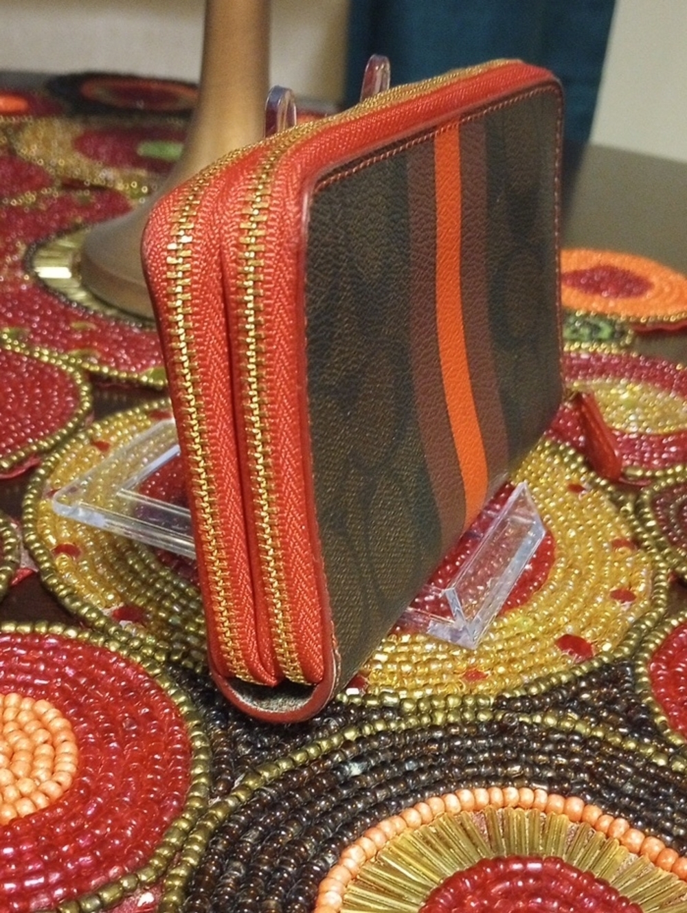 Coach Double Zipper Wallet - Picture 6 of 17